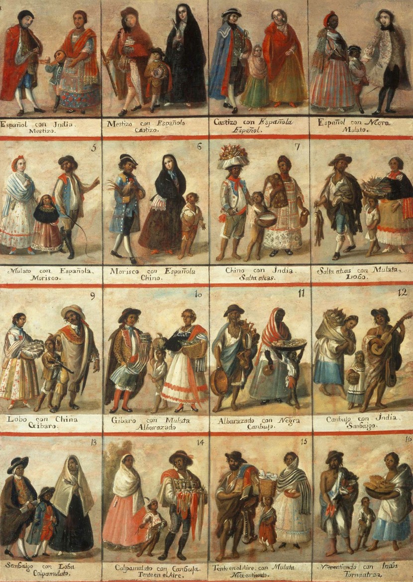 Spanish Colonial Casta Painting, 18th Century, Anonymous artist