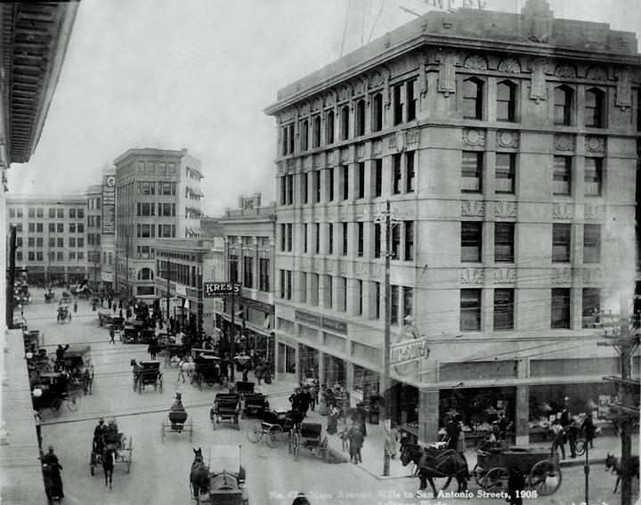 Downtown El Paso, 1908