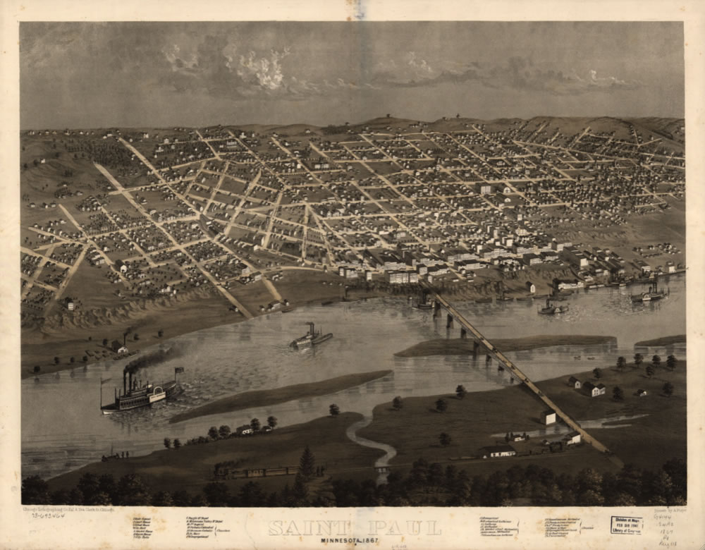 View of Saint Paul, 1867